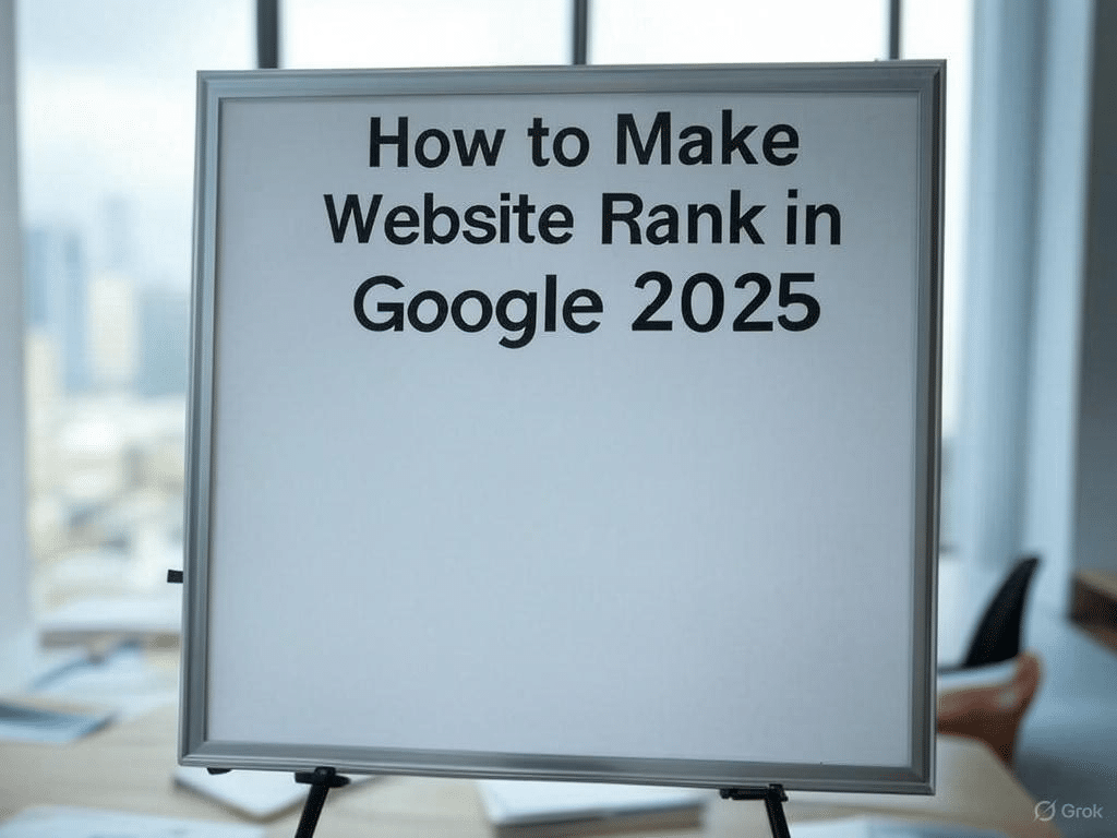 How to Make Website Rank in Google 2025