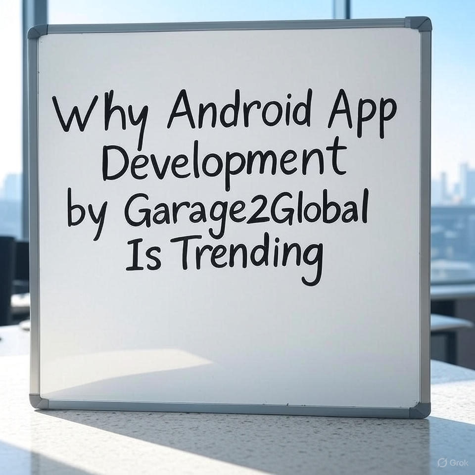 Why Android App Development by Garage2Global Is Trending