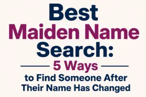 Best Maiden Name Search