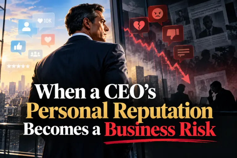 When a CEO's Personal Reputation Becomes a Business Risk